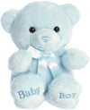 Aurora® Snuggly Comfy™ Bear - 10-Inch Blue Stuffed Animal, Polyester, Model 20045, Perfect for Imaginative Play and Comfort
