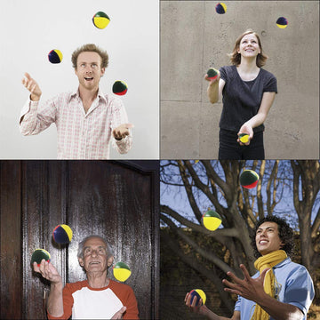 Heqishun 6 Pack Soft Juggling Balls For Beginners Juggle Balls Bulk Set For Juggler, Kids And Adults