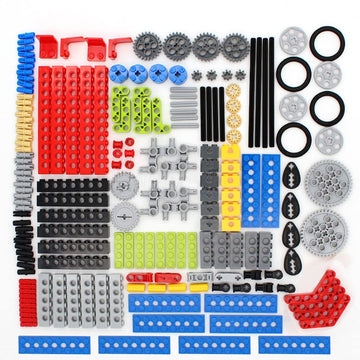 Konhaovf 182Pcs Gear And Axle Set For Technic Parts Compatible With Major Brand Technic Parts, Diy Gears Assortment Pack(Liftarm