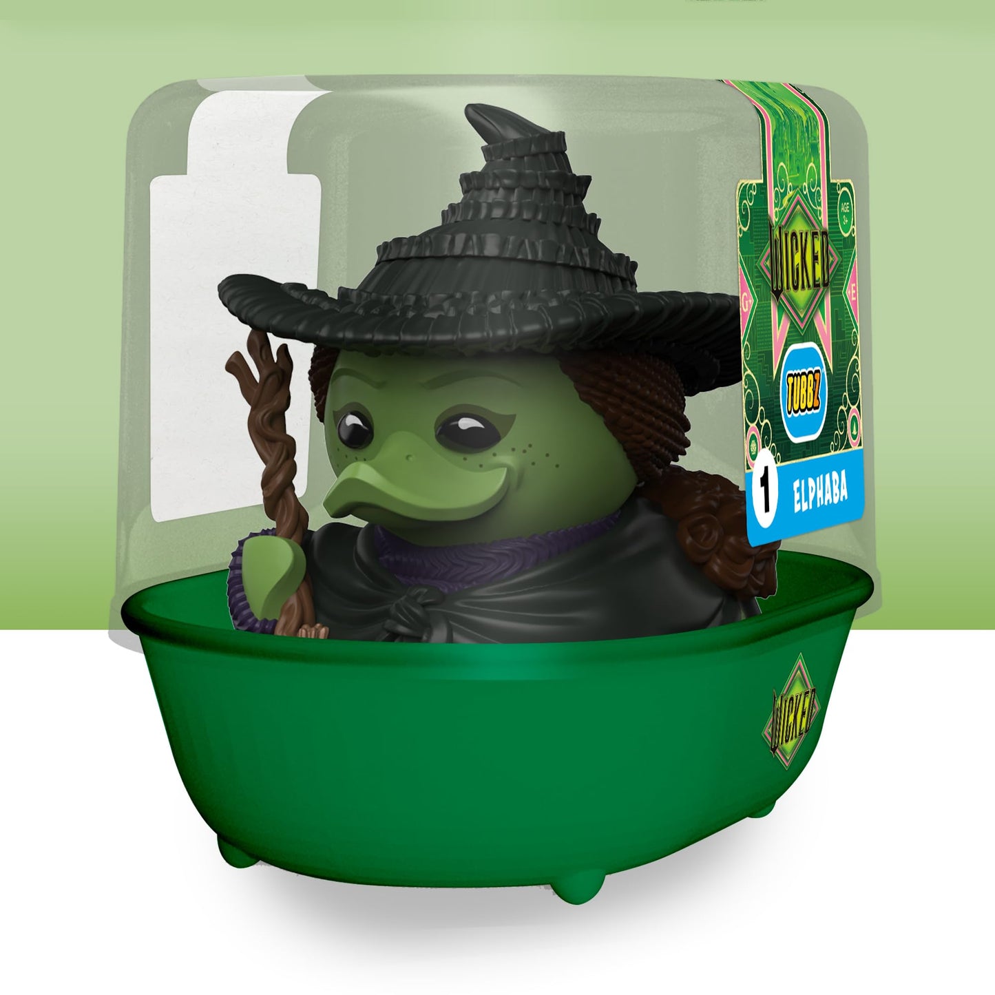 TUBBZ First Edition: Wicked - Elphaba Thropp Cosplaying Rubber Duck Vinyl Figure