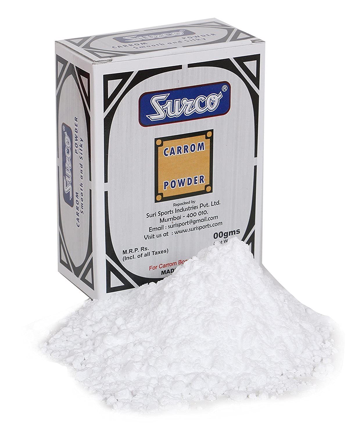 KD Surco Carrom Board Powder - 400 GMS, Ideal for Professional Play, 14.1 Ounce, Perfect for All Carrom Boards