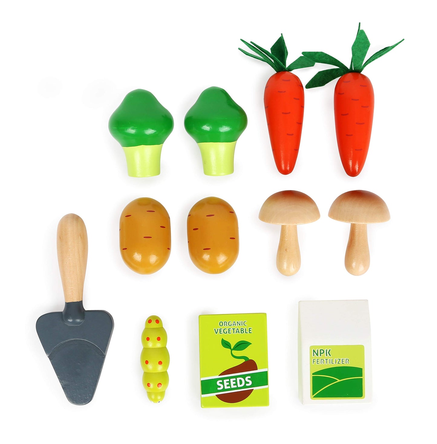 Small Foot Wooden Toys - Vegetable Garden Complete Playset