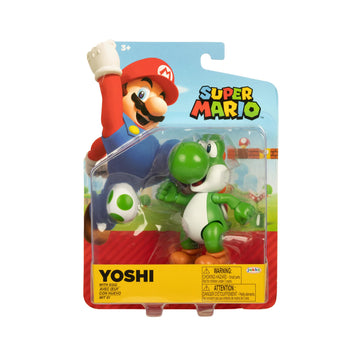 Super Mario 4'' Action Figures Green Yoshi with Egg