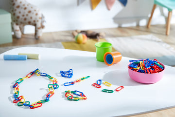 Learning Resources Link 'N' Learn Links - 500 Pieces, Ages 3+, Preschool Learning Supplies, Toddler Learning Toys, Back To School Supplies,Teacher Supplies