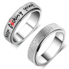 Amorartsky Anxiety Ring For Women Spinner Ring Fidget Ring For Men Keep Going Ring Initial Mood Ring Spinning Ring Anxiety Ring