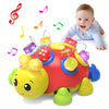 Baby Crawling Toys 6-12 Months,Musical Ladybug Crawling Toy For Infants 0-3-6 7 8 9 10 12-18 Months,Early Education Light Up Mus