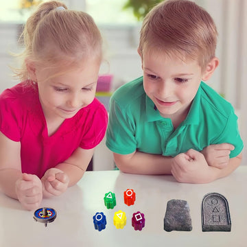 ReeRaa Gonggi Korean Game, Gonggi Korean Tossing Game Set (Korean Traditional Play Game) Jebi chagi Gonggi Stone catching Game B