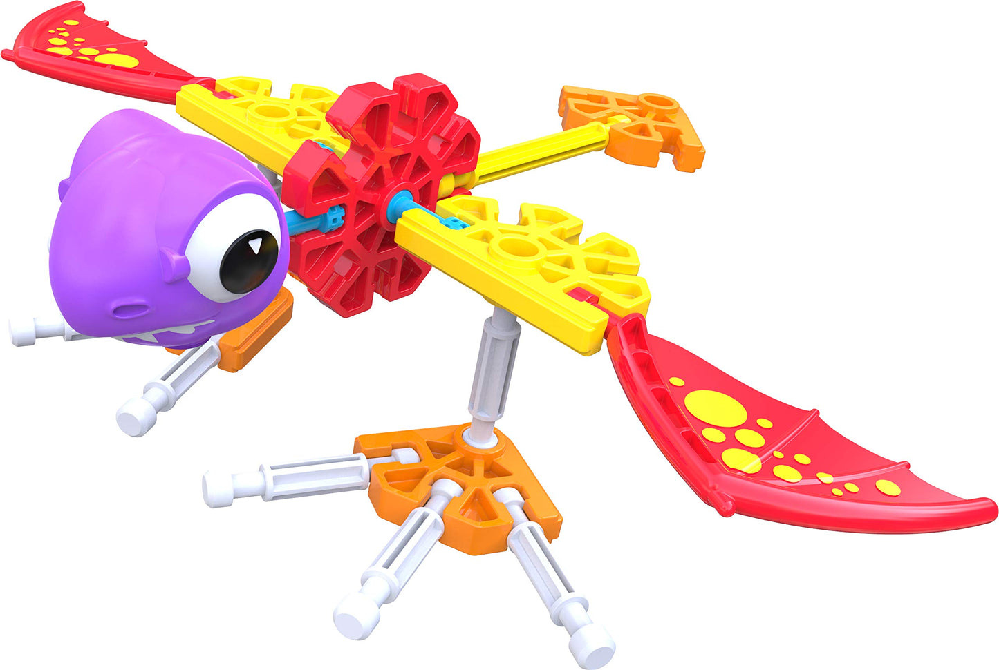 Kid K'Nex - Dino Dudes Set ‚ 100 Pieces, Preschool Stem Building, Kid Construction Set, Creative Play‚ Ages 3+