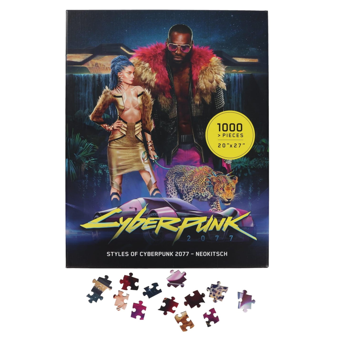 Dark Horse Deluxe Cyberpunk 2077 Neokitsch Puzzle, Multicolor