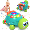 Baby Toys 6 To 12 Months,Musical Turtle Crawling Baby Girl Toys For 12-18 Months,Infant Early Learning Educational Toy,Baby Girl