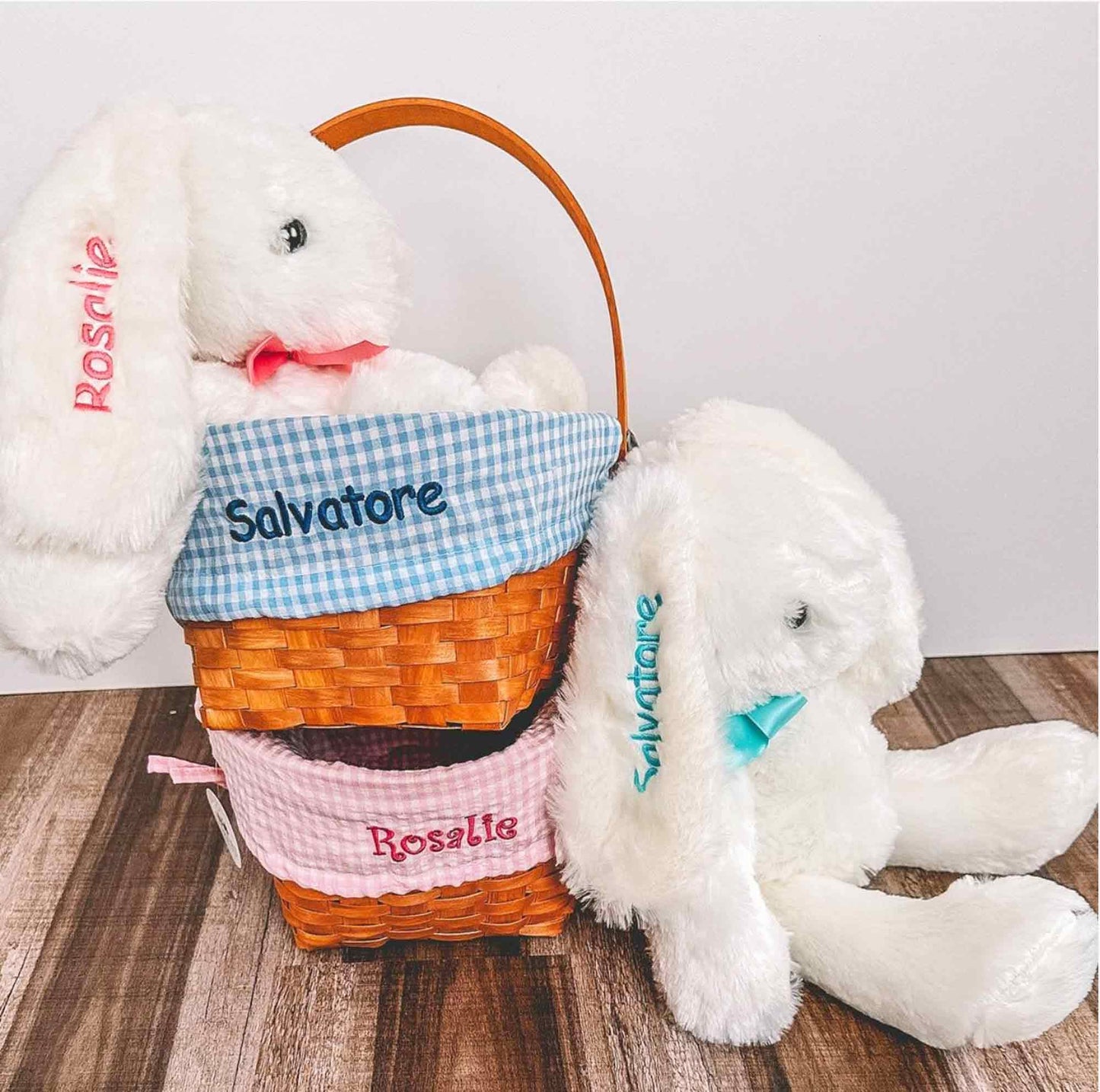 Dibsies Personalized Hoppity Floppity Bunny 18'' (Blue)