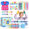 TMOL Washable Finger Paint for Toddlers, 40 PCS Non-Toxic Finger Paints, 10 Vibrant Colors (2fl oz), Baby Paint for Hand and Fee