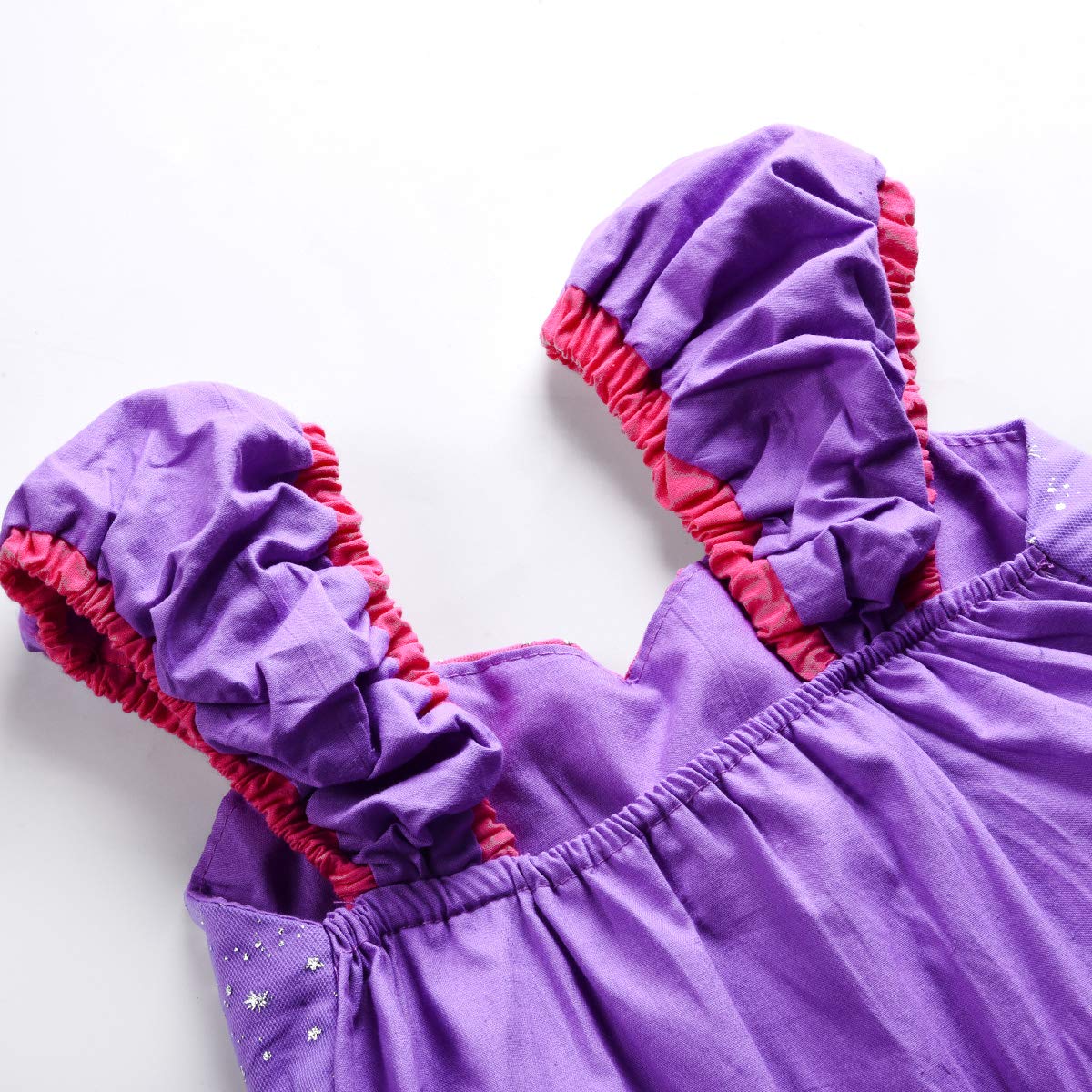 Jerrisapparel Girl Princess Costume Dress For Birthday Party (6, Purple With Accessories)