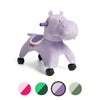 Radio Flyer Holly The Rolling Hippo Ride On Toy, Large Purple Hippo for Toddlers Ages 1-3, Durable Plastic, Model 692Z