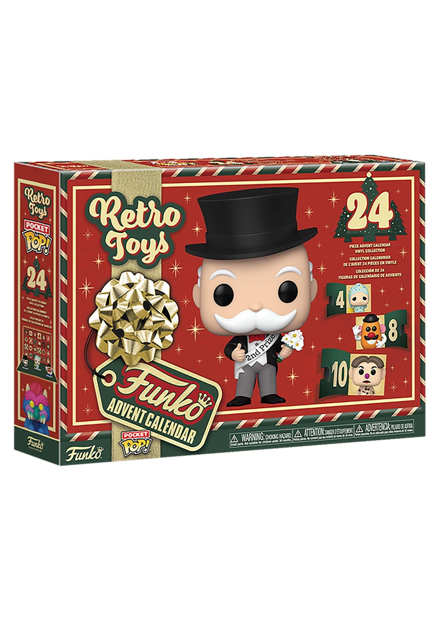 Funko Advent Calendar: Hasbro 2024 - Barrel Of Monkeys - 24 Days Of Surprise - Collectable Vinyl Mini Figures - Mystery Box - Gift Idea - Holiday Xmas For Girls, Boys & Kids - Christmas Countdown