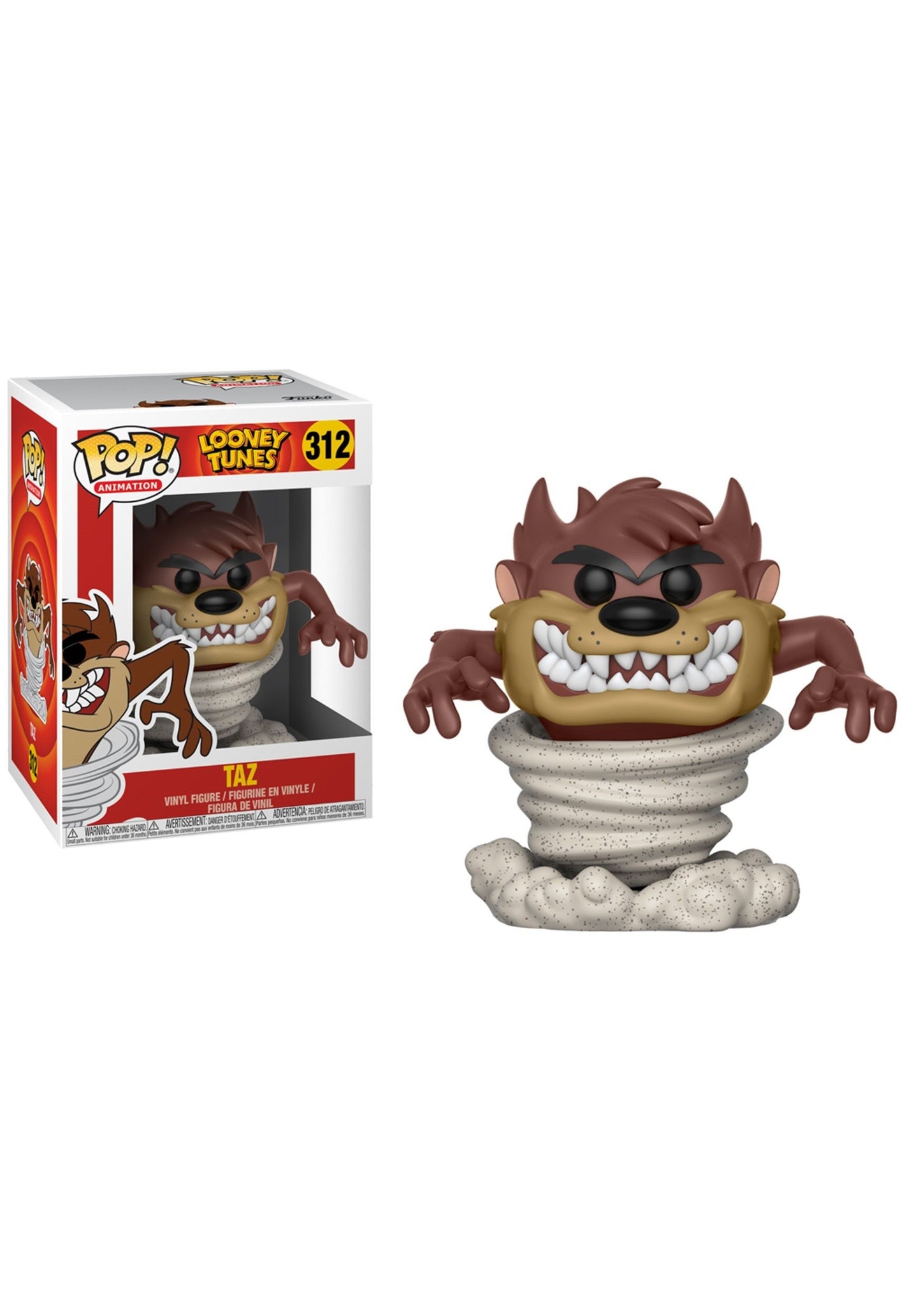 Funko Pop! Animation: Looney Tunes - Tornado Taz Collectible Toy