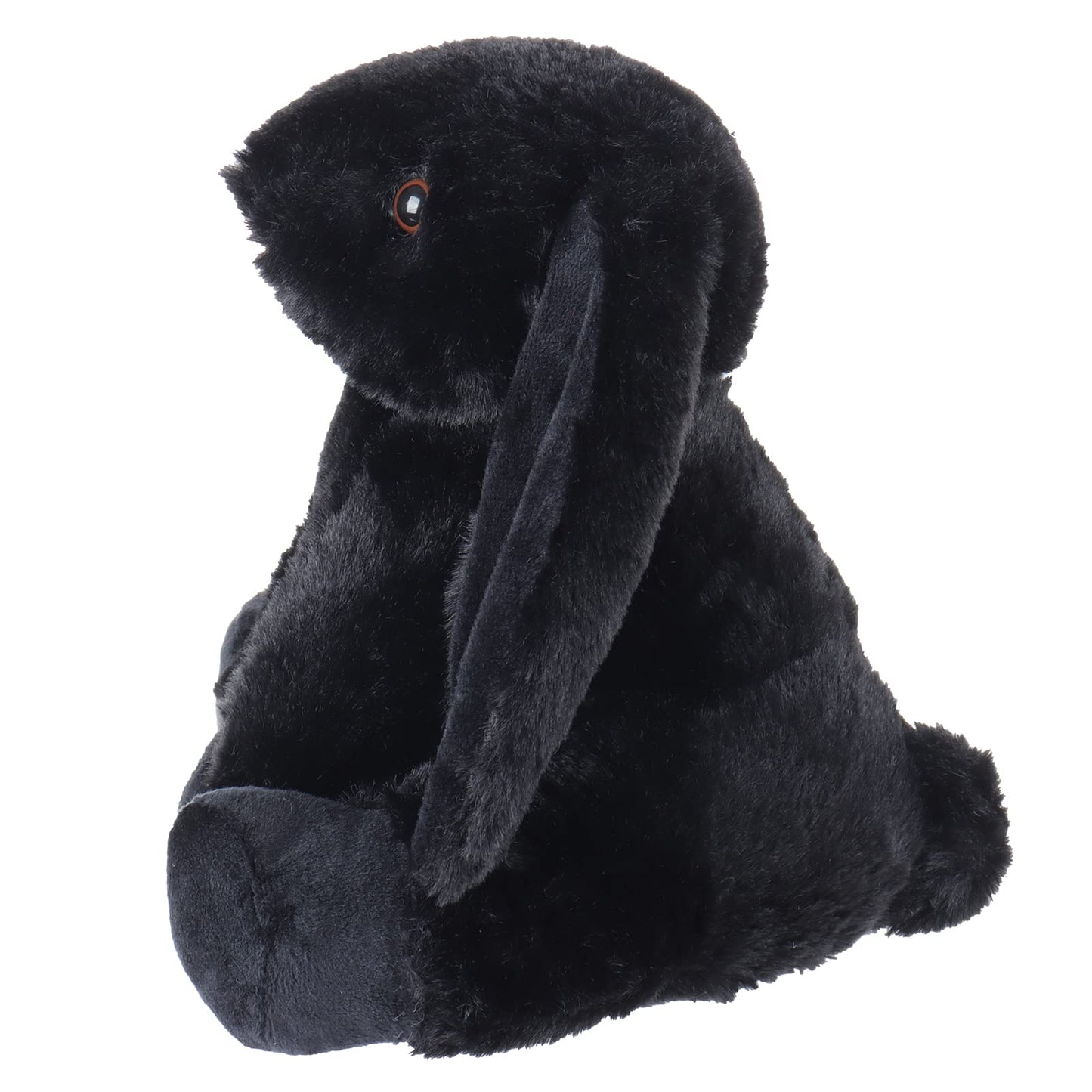 Apricot Lamb Toys Plush Bunny Rabbit Stuffed Animal With Fluffy Soft Ears (Black, Small-8')
