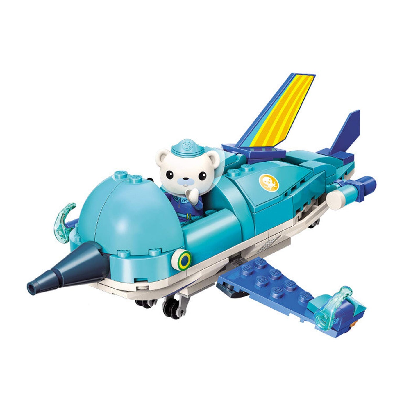 BASEPLATES for Age 6+ Building Block Ocean Adventure Octonauts GUP-R Sailfish Vehicle & Barnacles 116pcs Building Brick Set-No P