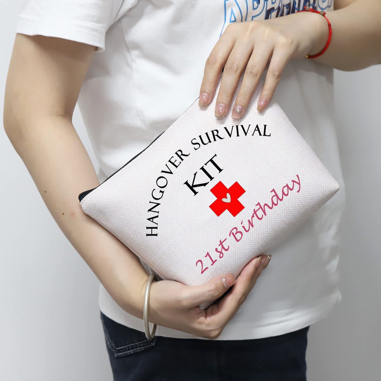 Mnigiu 21St Birthday Hangover Kit - Pouch - Favor Bag