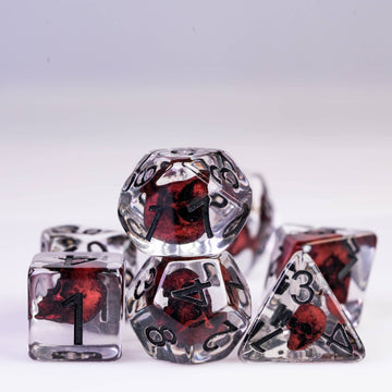 UDIXI Polyhedral Dice Set DND, D&D Dice Set for Dungeons and Dragons, Skull Dice for DND RPG MTG and Other Table Games, d n d (R