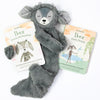 Slumberkins Ibex Snuggler & 2 Board Books Complete Set Bundle | Promotes Emotional Courage, Resilience & Empathy | Social Emotio