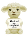 MAMAGIFTREE Crochet Little Sheep Plush Toy Birthday Gifts for Women,Christian Gifts, Baby Shower Baptism Gift Bible Verse Inspir