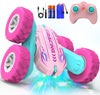 Paaxido Remote Control Car For Girls, Rc Car For Girls, 360 Stunt Rotating Double-Sided Race Remote Cars With Headlights, Fun To