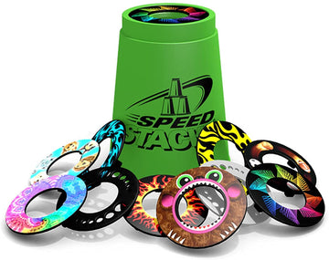 Speed Stacks A Set Of 12 Snap Tops - Atomic Silver