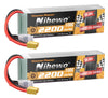Nihewo 4S Lipo Battery 14.8V 2200Mah Rc Battery Soft Case 100C With Xt60 Plug For Fpv Drone Rc Quadcopter Helicopter Airplane Ca