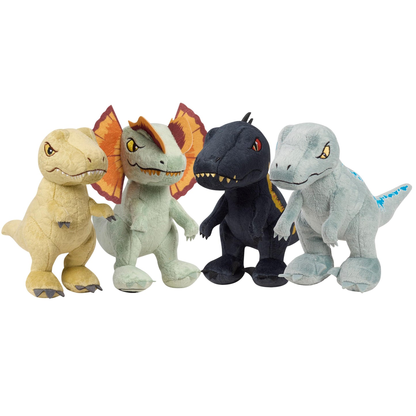 Just Play Miniature Jurassic World Indoraptor Plush Stuffed Animal Toy for Kids, Multicolor, Ages 3 and Up