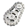 ILYMB Chain Gear Fidget Spinner, Metal Sprocket Chain Fidget Toy, Stress Anxiety Relief Fidget Toy, Bike Chain Gears Novelty Toy