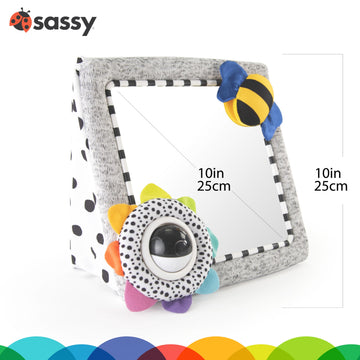 Sassy Tummy Time See Me Floor Mirror For Ages 0+ Months (80928)
