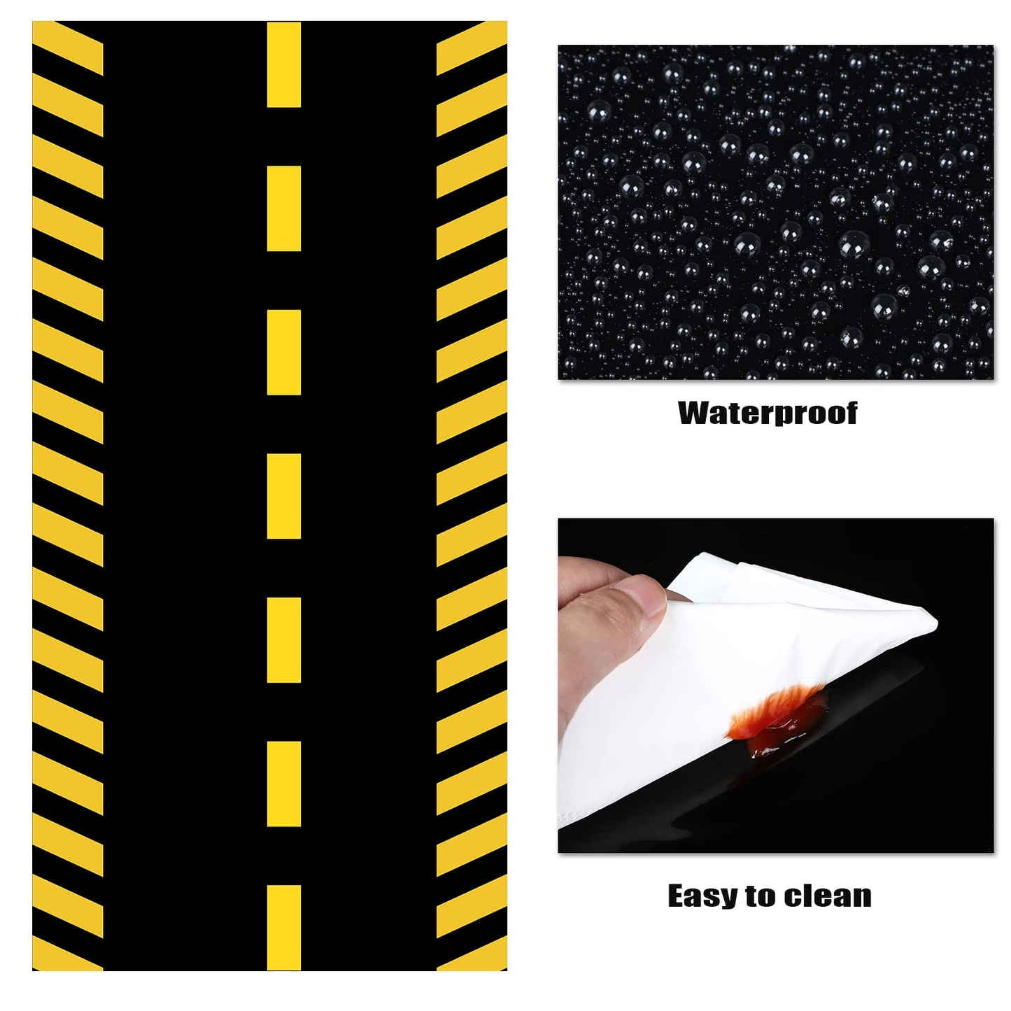 Remagr 6 Pcs Construction Birthday Party Tablecloth 51 X 71 Inch Dump Truck Birthday Table Covers For Kids Boys Birthday Constru