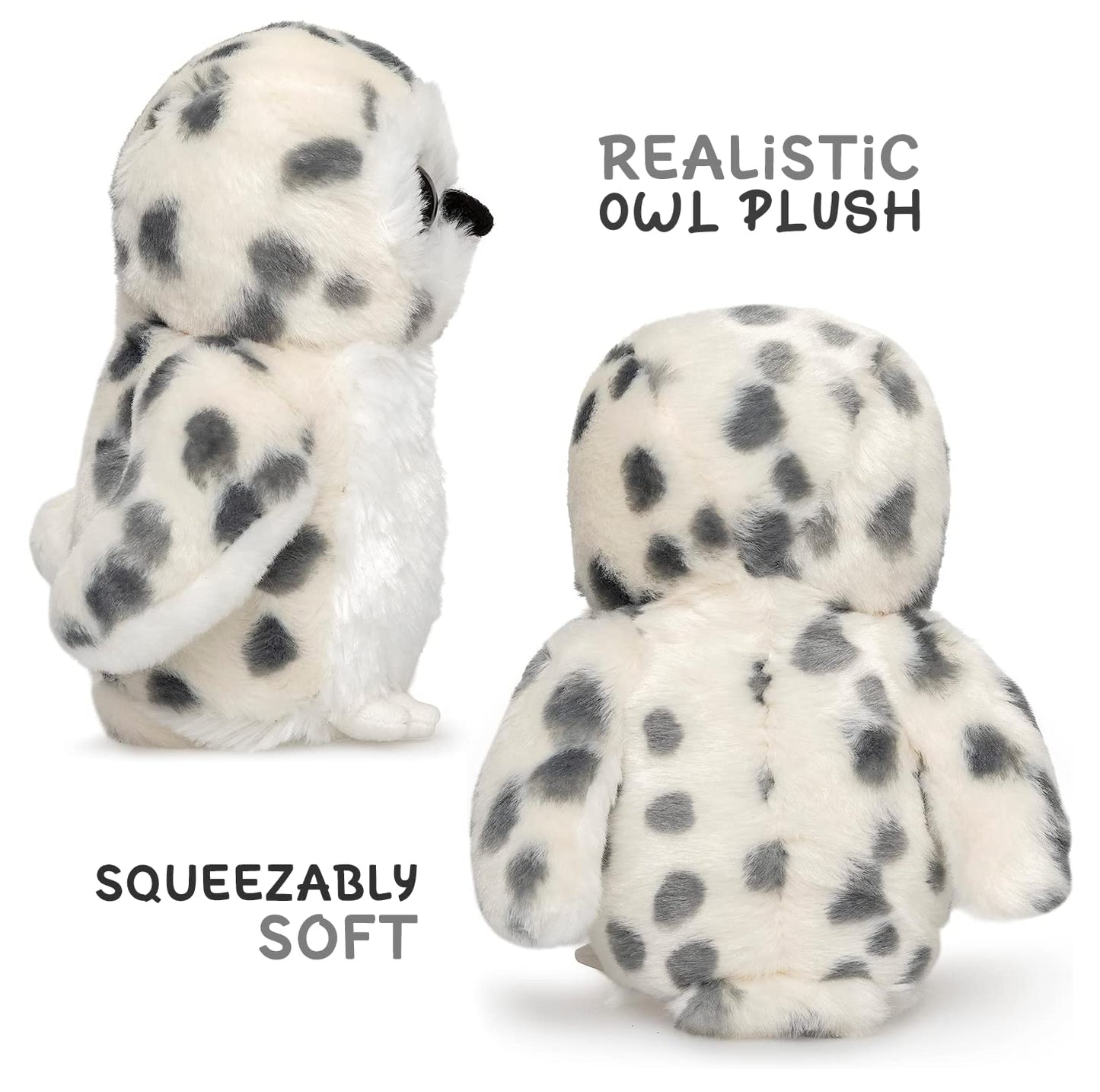 Jolitee Hedda Owl Stuffed Animal, Stuffed Owl Plush Toy (Hedda Own Book Set)