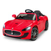 Kid Trax Electric Kids Luxury Maserati Convertible Car Ride-On Toy, 6 Volt Battery, Remote Control, Ages 3-5 Years, Bright Red