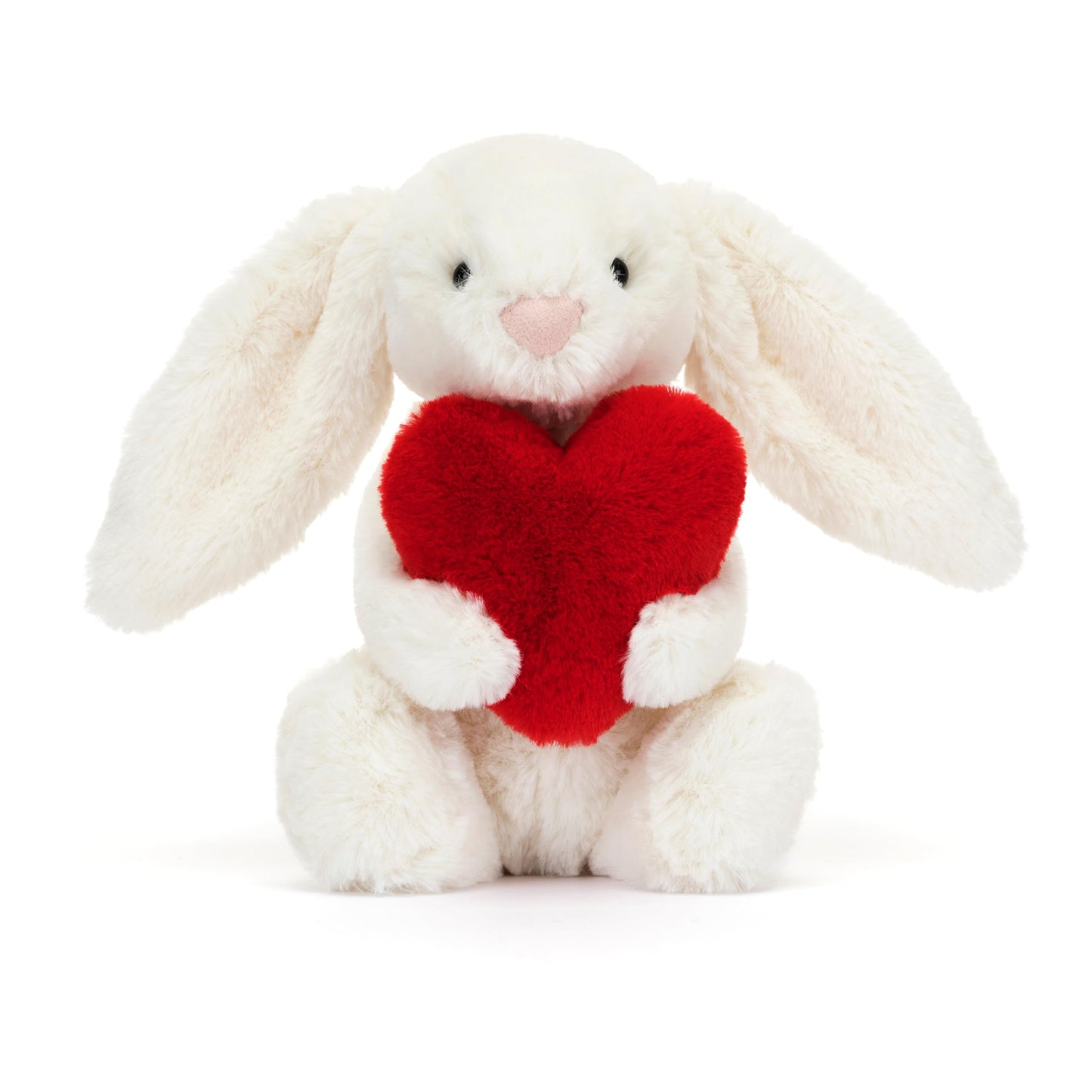 Jellycat Bashful Red Love Heart Bunny Stuffed Animal, Small 7 Inches | Rabbit & Bunny Plush Toy | Classic Children'S Gift | Vale
