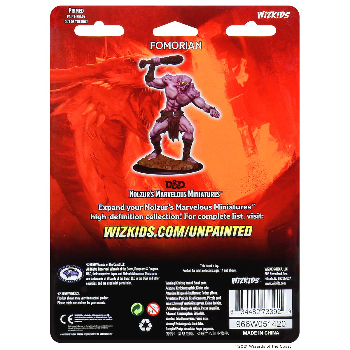 Wizkids D&D Nolzurs Marvelous Unpainted Miniatures: Wave 6: Fomorian
