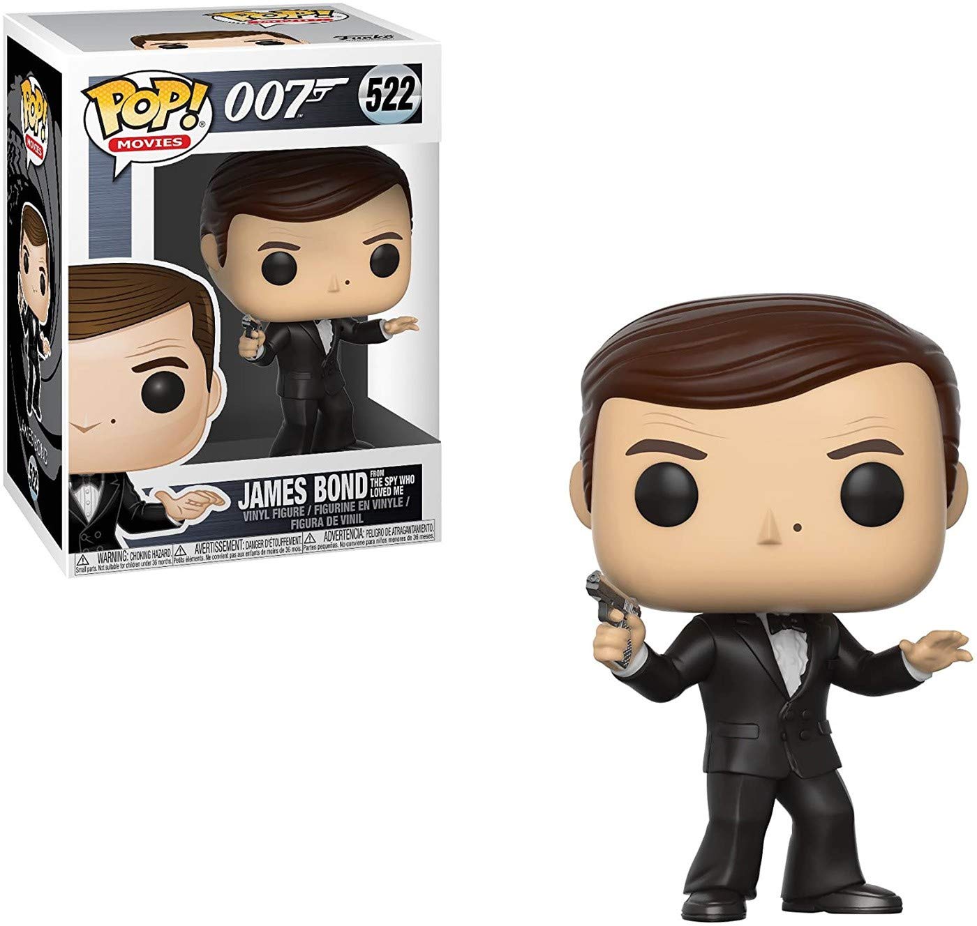 Funko Pop! Movies: James Bond Roger Moore Collectible Figure