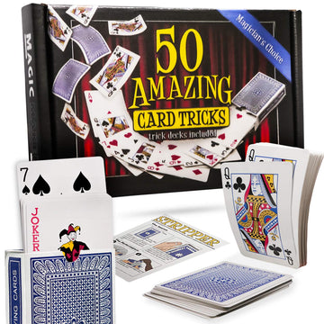 Magic Makers 50 Amazing Card Tricks Kit For All Ages With Trick Decks Included