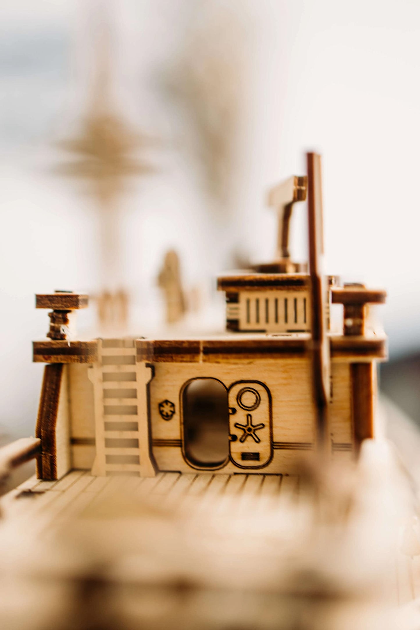 Wood Trick Yacht Mechanical 3D Wooden Puzzles For Adults And Kids To Build - Rides Up To 8 Ft - Model Kits For Adults - Diy Wooden Models For Adults To Build