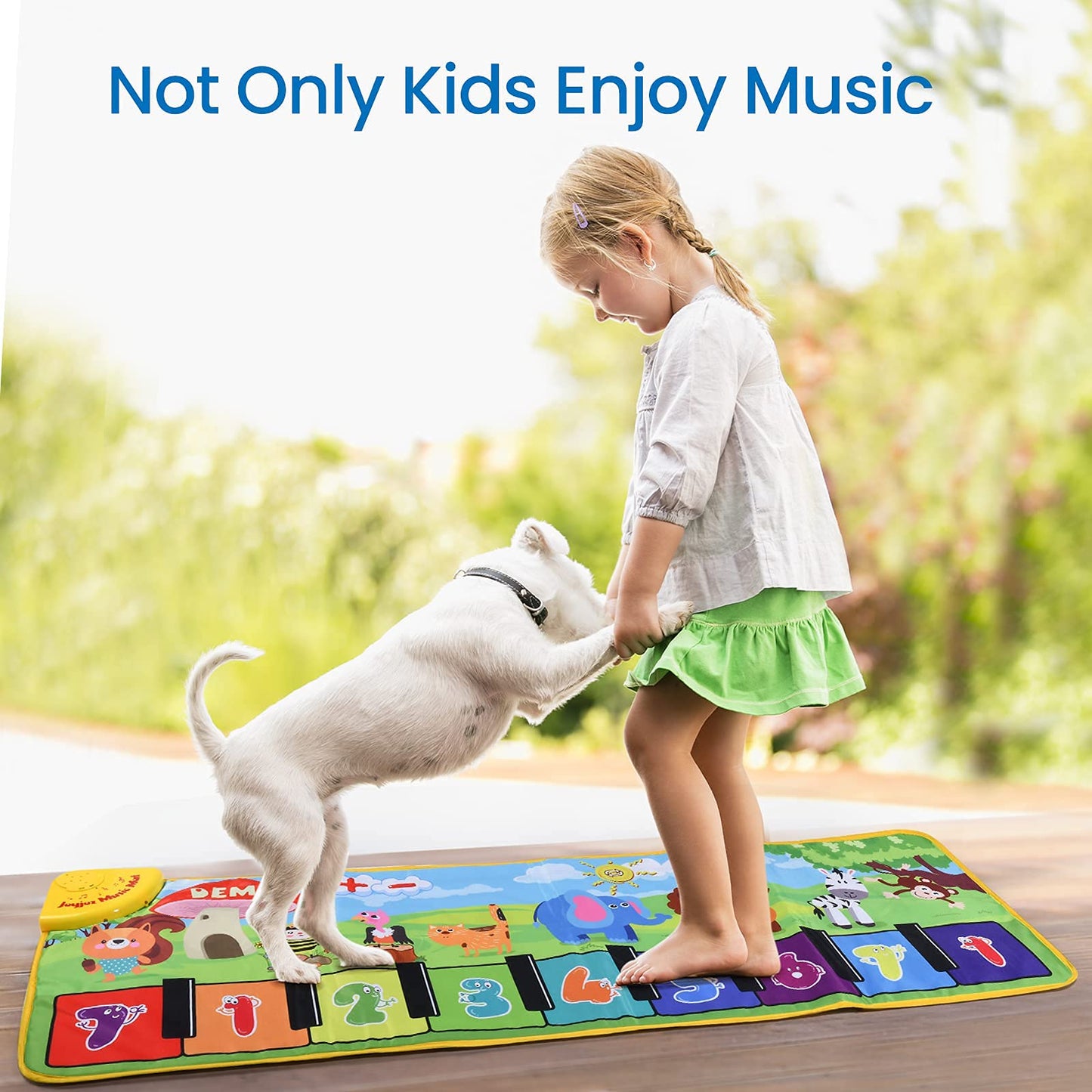 Joyjoz Musical Mat, Toddler Floor Keyboard Play Piano Mat Big Music Dance Mat Early Education Baby Toys Birthday Christmas Gifts