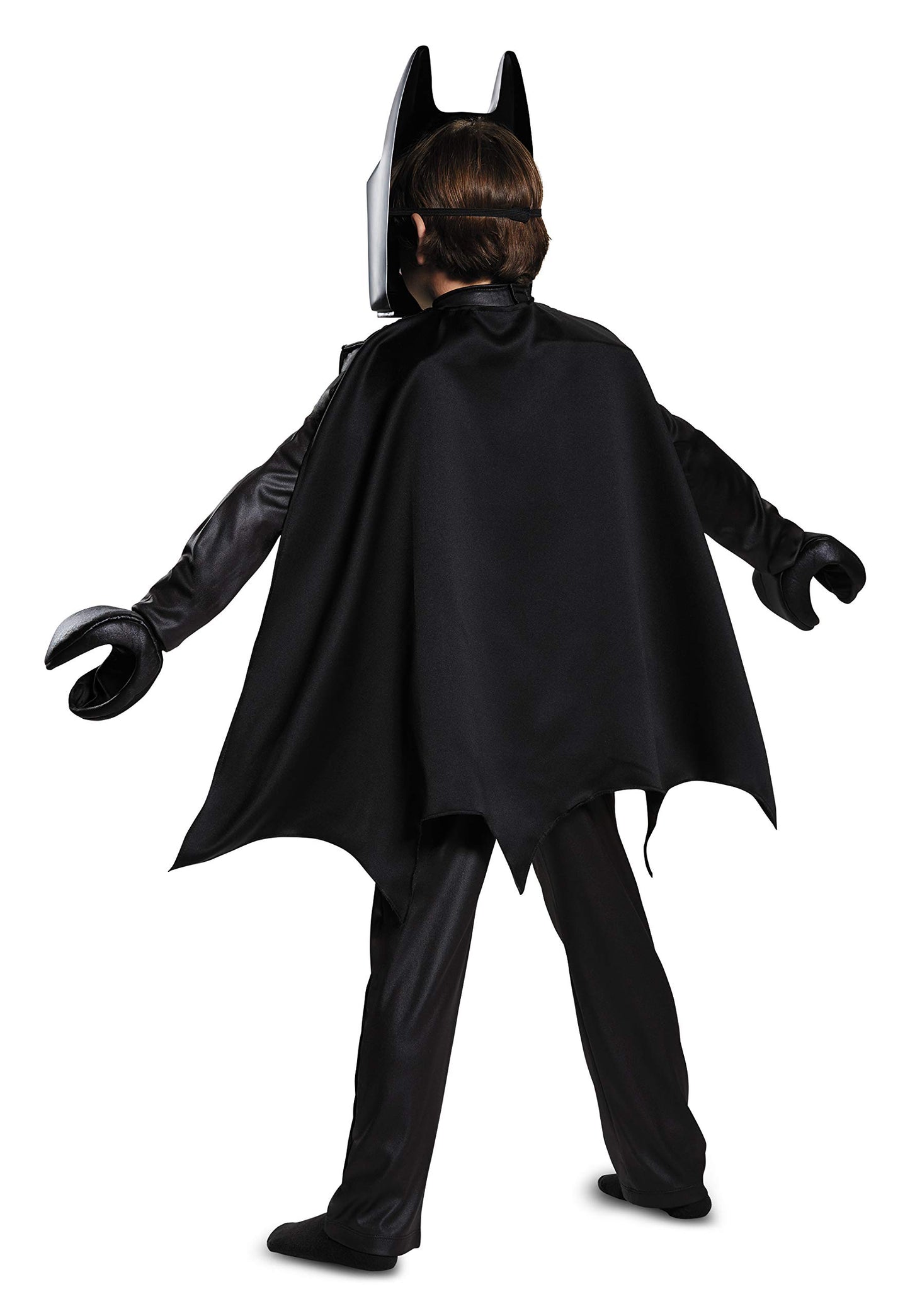 Batman Lego Movie Deluxe Costume, Black, Large (10-12)