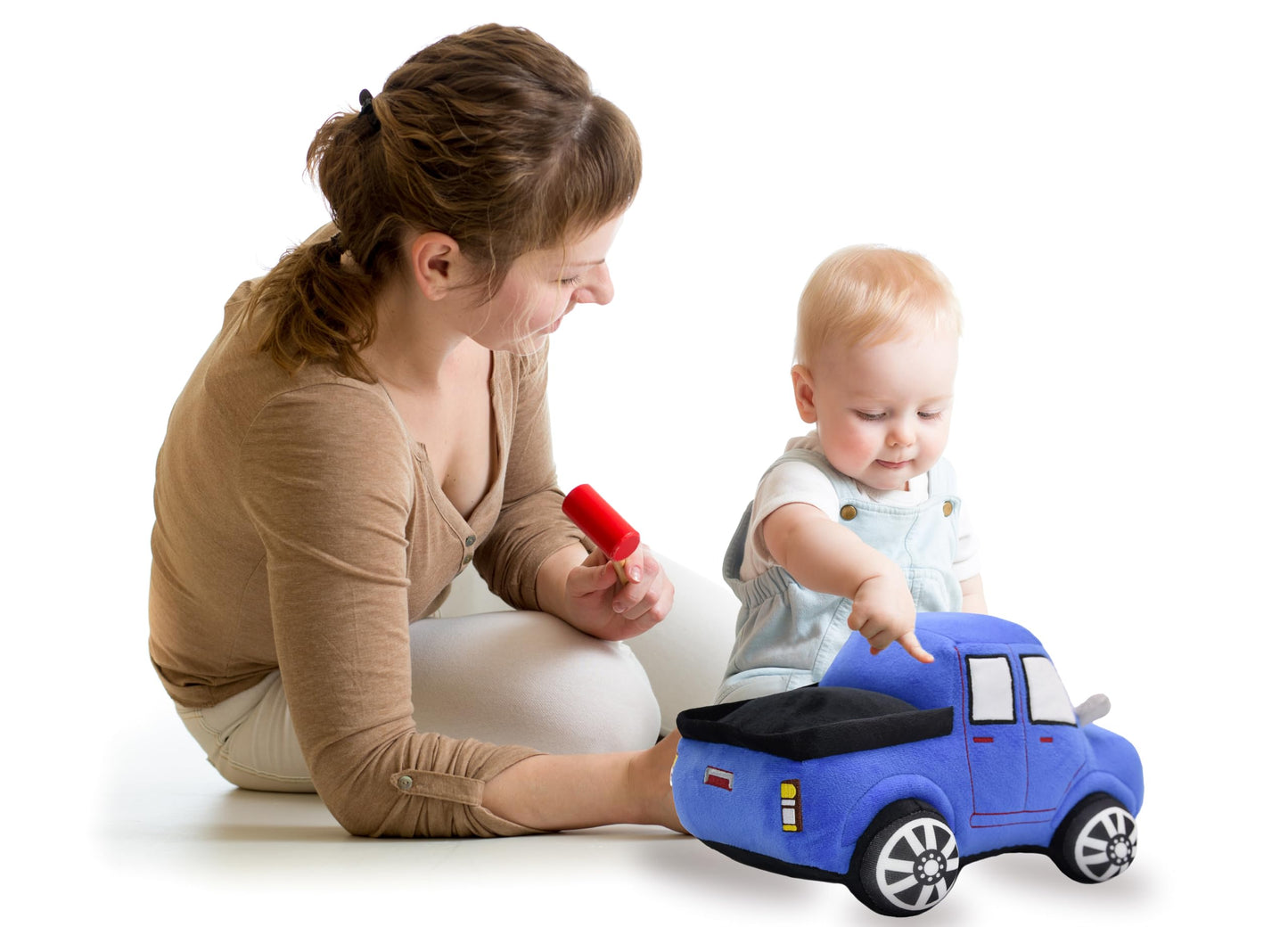 Yonlit Soft Pickup Truck Stuffed Car Toy Super Cute Plush Little Trucks Excellent Gifts For Kids Or Birthday Party 12 Inches