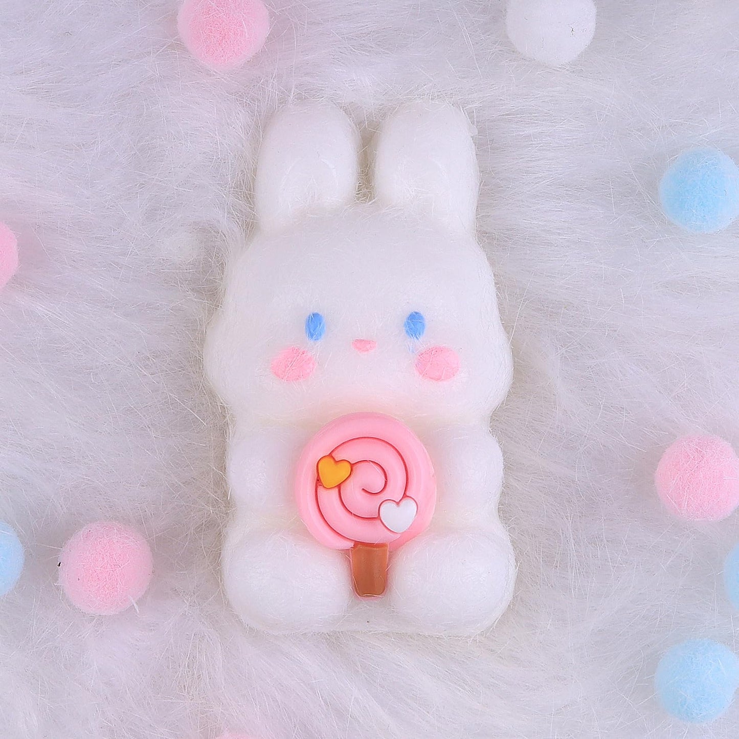 Fotn Handmade Cute Taba Squishy Toys, Ultra Soft Squishy Toys, Silicone Squeeze Toys, Gifts (Rabbit)