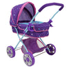 509 Crew: Mermaid Doll Pram - Kids Pretend Play, Retractable Large Canopy, Shopping Basket & Removable Carry Cot Bed, Ages 3+ (T