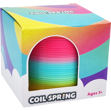The Dreidel Company Plastic Multicolor Coil Spring, Goody Bag Fillers, Party Favor For Kids, 3' Inches (80Mm) (Single)