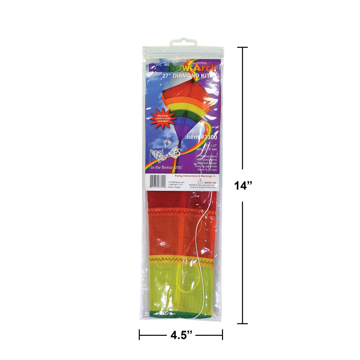 Rainbow Arch 27' Diamond Kite