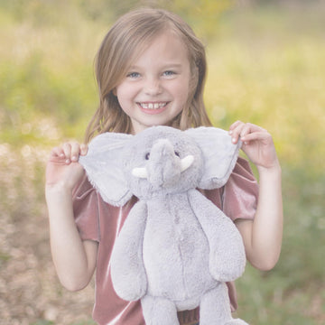 World'S Softest Plush Elephant, Lushee, Large, 16'' Stuffed Animal For Baby, Toddler, Kids, Adults - Elephant Plush Toy-Adorable