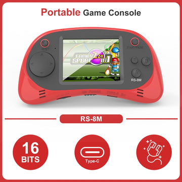 Handheld Games for Kids -16 Bit Retro Video Game with 220 HD Electronic Games - 2.5 IPS Portable Travel Game Gifts for Boys Gi