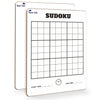SCRIBBLEDO Dry Erase Sudoku for Kids Sudoku Puzzles for mature-themeds All Ages 9 x12 White Board Easy Hard Sudoku Math Educational Game Whiteboard